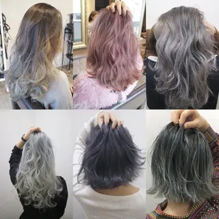 ミディアム カラー JILBLAN京都 ショート/ハイライトのヘアスタイル