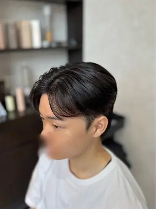 ショート パーマ メンズ 韓国メンズヘア/ ダウンパーマ/歩夢のヘアスタイル