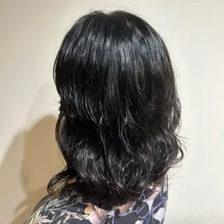 ミディアム パーマ 👒oikawa kaede🍃のヘアスタイル