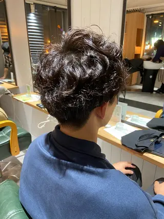 パーマ メンズ 髪質改善資格保持者/ ナツミのヘアスタイル