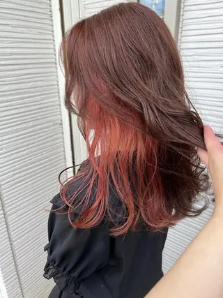 カラー 横山 香音のヘアスタイル