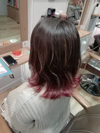 カラー 堀 望美のヘアスタイル