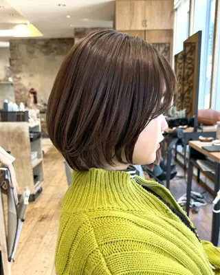 ショート カラー 💍新宿ショート 💍岩田莉奈のヘアスタイル
