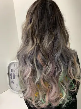 ロング カラー WEST O LAND所属・WEST OLAND 安藤のヘアスタイル