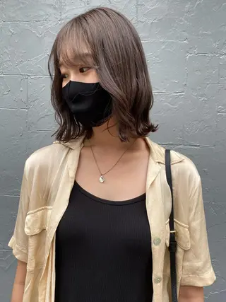 ミディアム カラー サカグチユキナ 【tocca】のヘアスタイル