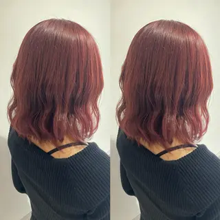 ミディアム カラー schon所属・み うのヘアスタイル