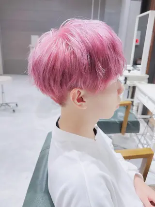 ショート ヘアアレンジ カラー 𝐑𝐈𝐍𝐊𝐀 🐣🩷のヘアスタイル