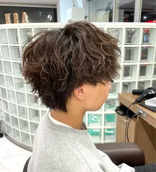 ショート パーマ メンズ 【メンズ特化】 池田大成✂︎のヘアスタイル