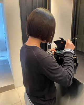 ショート riria/ボブ /ブラウンカラー🎀のヘアスタイル