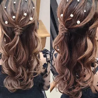 ヘアアレンジ 西田 理沙のヘアスタイル