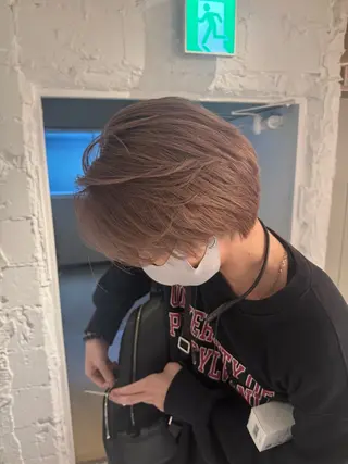 ショート カラー 🦋韓国ヘア💙 RUNAのヘアスタイル