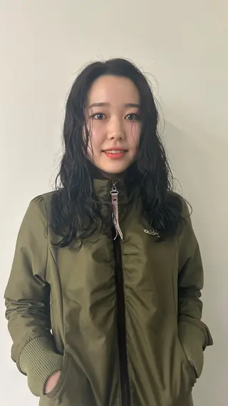 ロング カラー パーマ 名古屋栄/ブリーチ/ ボブ🧃木下桃嘉のヘアスタイル