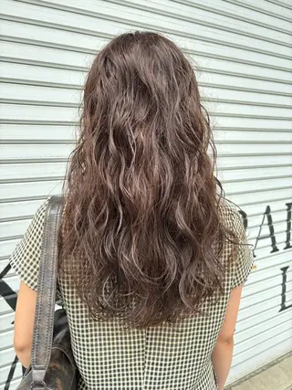 ロング パーマ saru所属・大西 柚羽のヘアスタイル