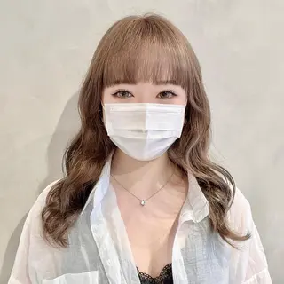 ロング カラー 🤍髪質改善➕透明感 カラー🤍川上葵のヘアスタイル