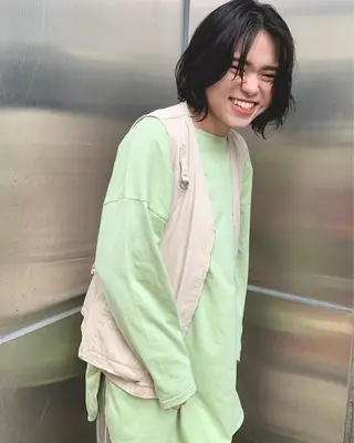 ショート カラー パーマ 🇺🇸✂️🍟 こんあゆみのヘアスタイル