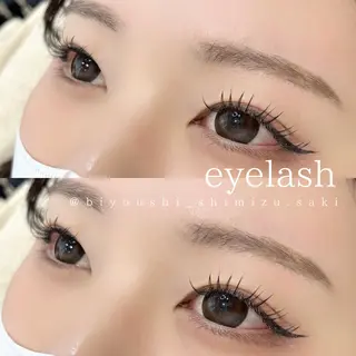 マツエク・マツパ GO TODAY SHAiRE SALON　名古屋パルコ店所属・しみず さきのマツエク・マツパデザイン