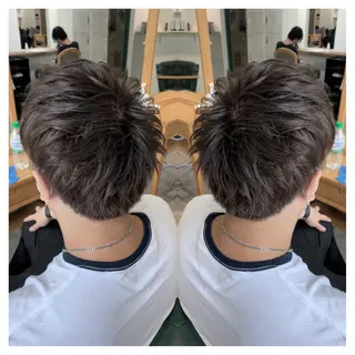 ショート カラー メンズ 村山 茉衣のヘアスタイル