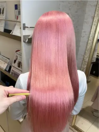 セミロング カラー matiz マティス 表参道所属・💚アンブレラカラー 髪質改善 丸尾】のヘアスタイル