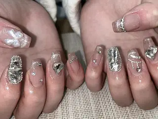 ネイル 🤎mini 🤍可愛らしいネイルのネイルデザイン