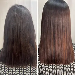 ロング 髪質改善/縮毛矯正 /ブリーチ矯正/岡部のヘアスタイル