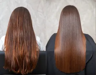 ロング 新宿/クロスパーマ/ 白髪ぼかし/山口のヘアスタイル