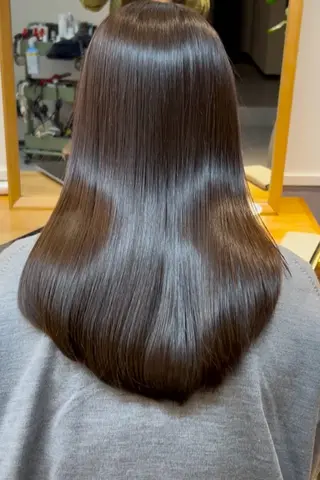 ミディアム パーマ 中川雄太 /縮毛矯正のヘアスタイル