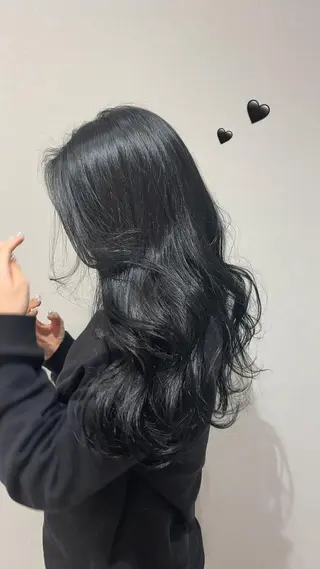 ロング カラー ヘアアレンジ 艶カラー asukaのヘアスタイル