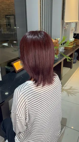 ミディアム カラー 吉田 拓人のヘアスタイル