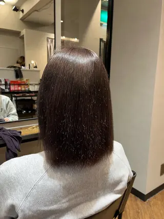 ミディアム カラー 木寺 樹莉のヘアスタイル