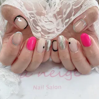 ネイル La neige* yuki 🥯🍑のネイルデザイン