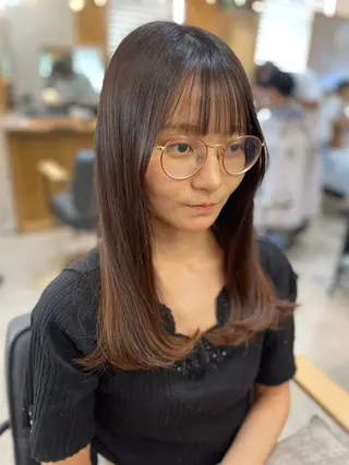 セミロング カラー 🫧柔らか美髪🫧 髪質改善/yukiのヘアスタイル