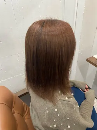 ミディアム カラー ヘアアレンジ 🍒ᩚ名駅/艶髪 縮毛矯正/あゆ🍒ᩚのヘアスタイル