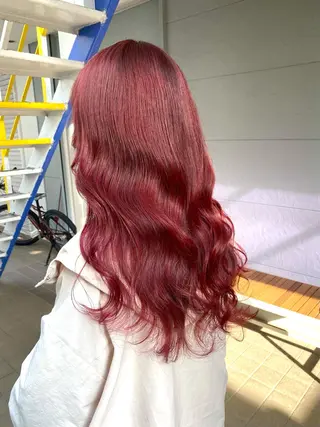 ミディアム カラー lani 天神大名/ブリーチのヘアスタイル