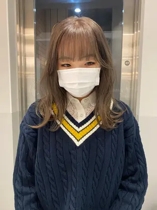 セミロング ୨୧柔らかいカラー nozomi ୨୧のヘアスタイル