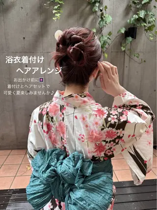 ミディアム ヘアアレンジ 大橋 芽衣のヘアスタイル