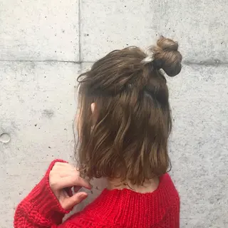 ミディアム カラー パーマ ヘアアレンジ apish aoyama所属・武 愛子の眉毛・アイブロウイメージ