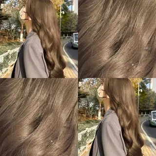 ロング カラー ヘアアレンジ ブリーチなしカラー/ 髪質改善/寺門束のヘアスタイル