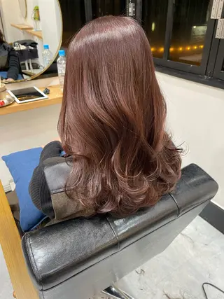 セミロング 松本 結のヘアスタイル