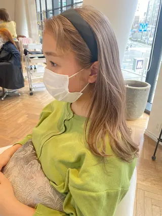 カラー 増井 彩乃のヘアスタイル