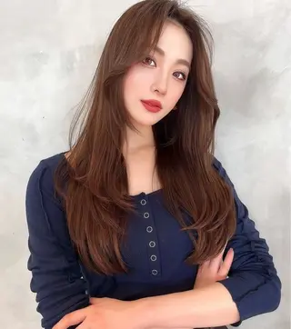 ロング カラー 韓国ヘア/髪質改善 TAKAHIROのヘアスタイル