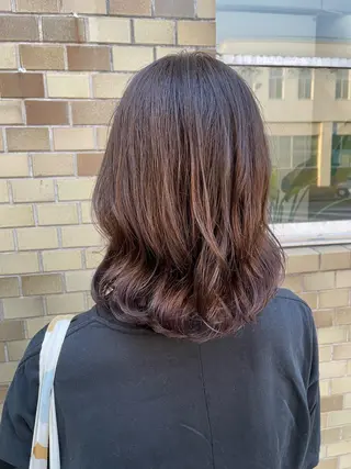 ミディアム パーマ 永井 悠大のヘアスタイル