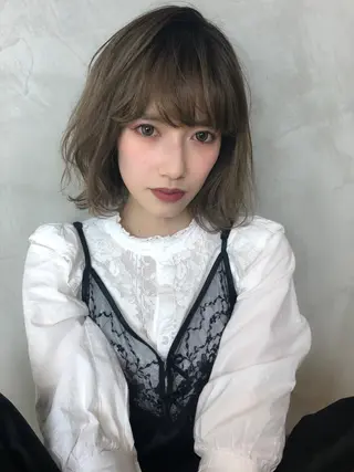 カラー sana. 🧸🌷´-のヘアスタイル