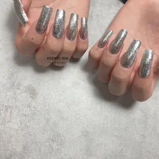 ロング ネイル espoir. muのネイルデザイン
