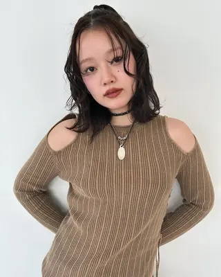 ミディアム カラー land所属・透明感カラー/レイヤ ー🌙Honokaのヘアスタイル