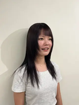 セミロング mao /HUI金山のヘアスタイル