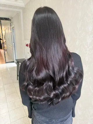 セミロング カラー hair  studio A.R.S所属・烏丸/艶髪/レイヤー /韓国風/廣瀬尚輝のヘアスタイル