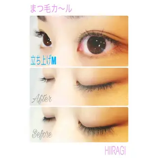 マツエク・マツパ 美容室 HIIRAGIのマツエク・マツパデザイン