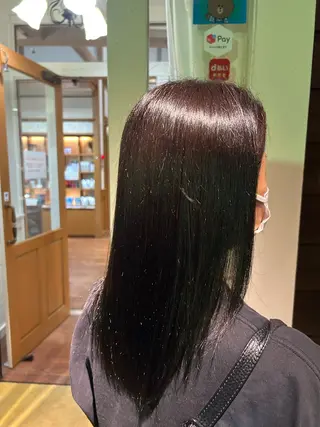 ロング カラー 三輪 南月のヘアスタイル