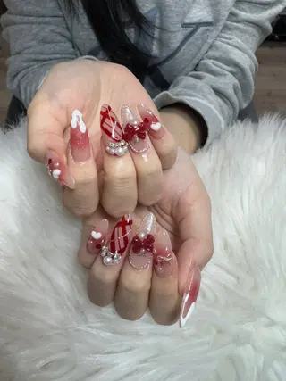 ネイル 🎀nana🫧 ワンホンネイル🎀のネイルデザイン