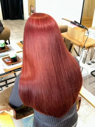 ロング 大阪ウルフカット ハッシュカットのヘアスタイル